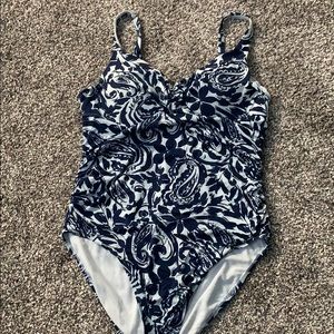 Paisley One Piece Swim Suit